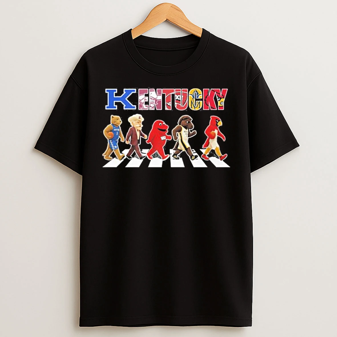 Classic Kentucky All Sports Teams Mascot Abbey Road T Shirts