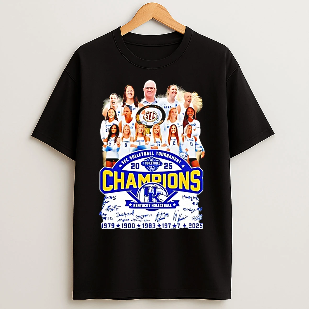 Classic Kentucky Sec Volleyball Tournament 2025 Champions T Shirts
