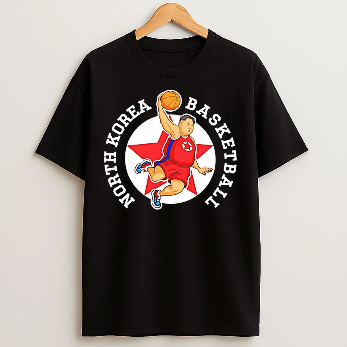 Classic Kim Jong Un North Korean Basketball T Shirts