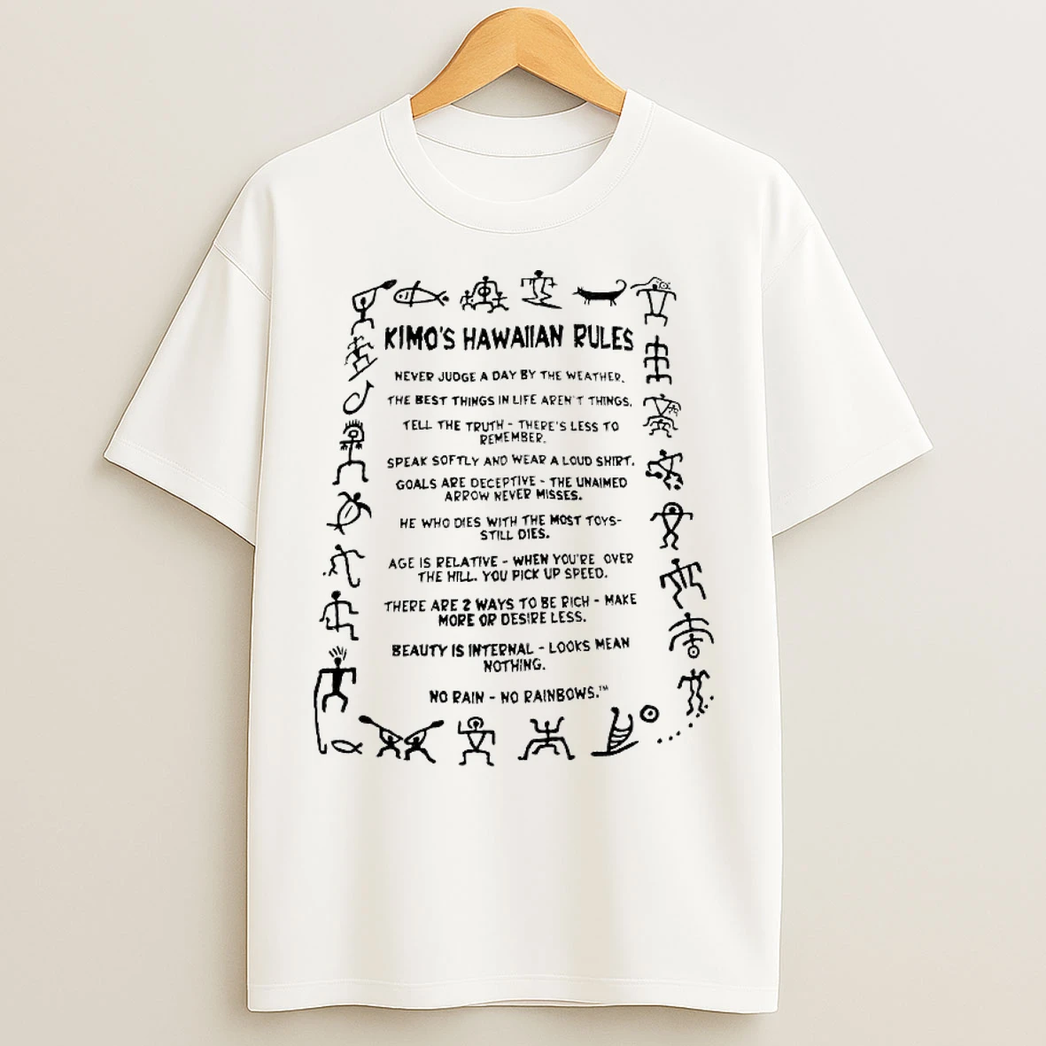 Classic Kimos Hawaiian Rules T Shirts