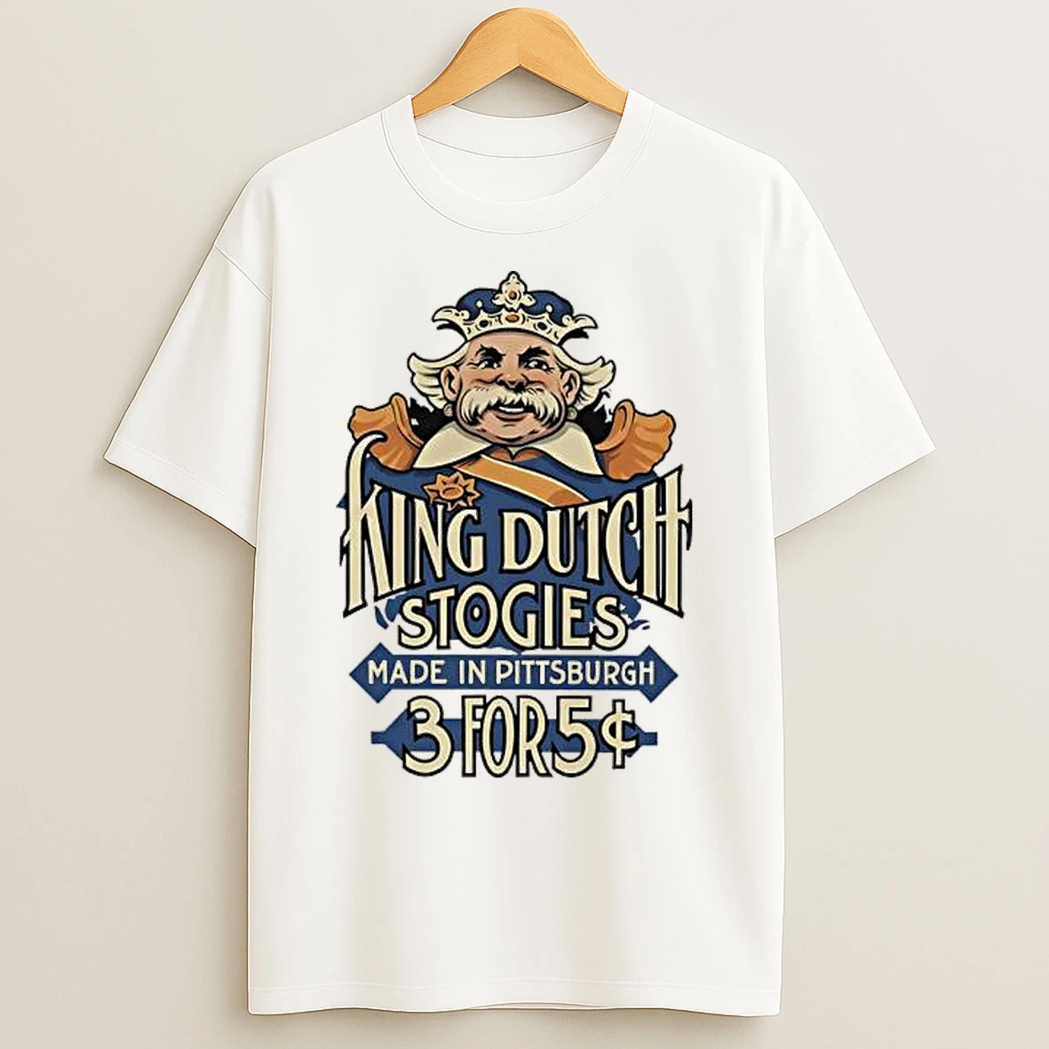 Classic King Dutch Stogies Made Om Pittsburgh 3 For 5 T Shirts