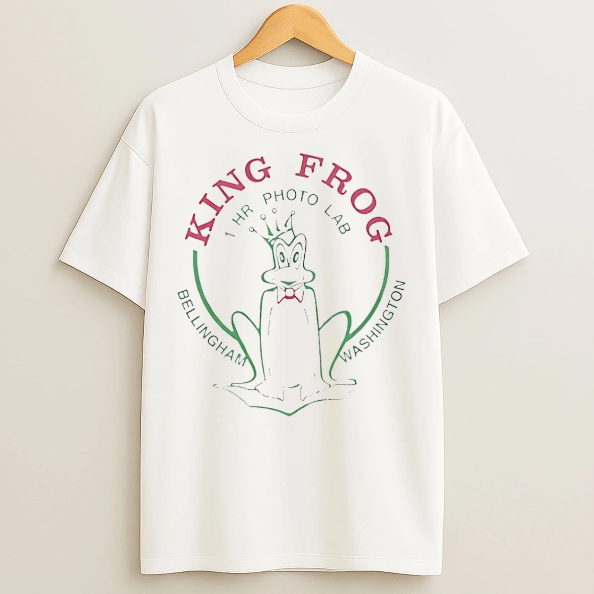 Classic King Frog 1 Hour Photo Lab Bellingham T Shirts