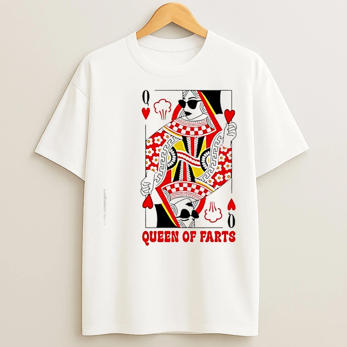 Classic King Queen Of Farts Graphic T Shirts