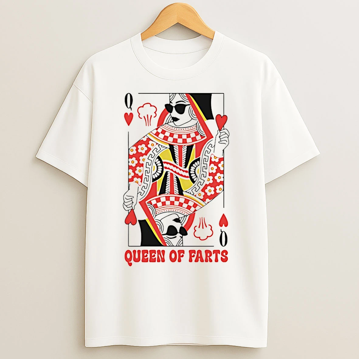 Classic King And Queen Of Farts Cards T Shirts