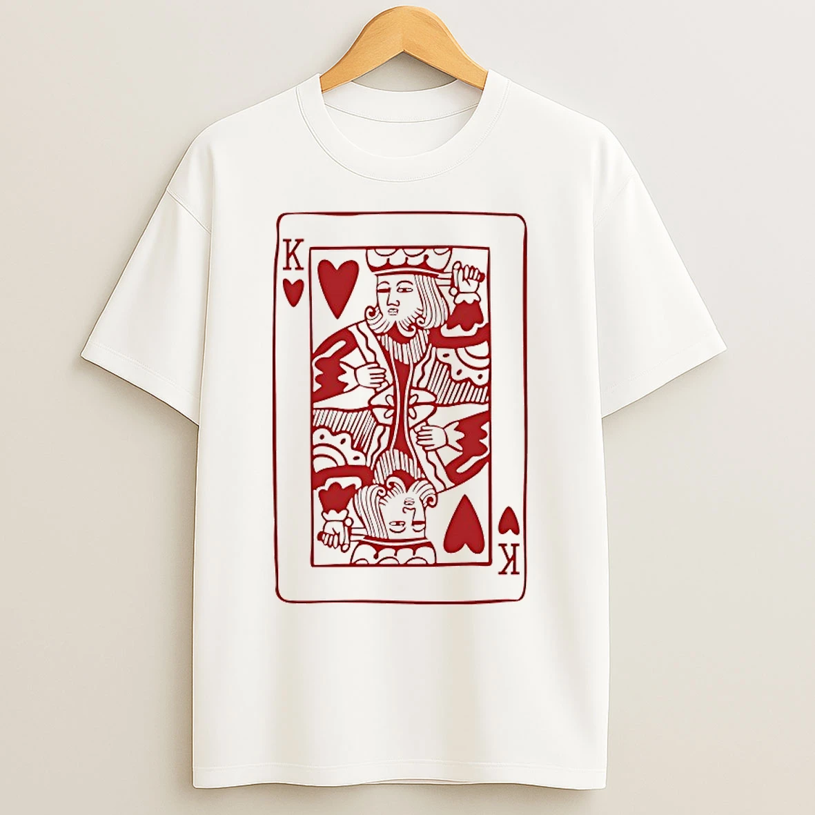 Classic King Of Hearts T Shirts