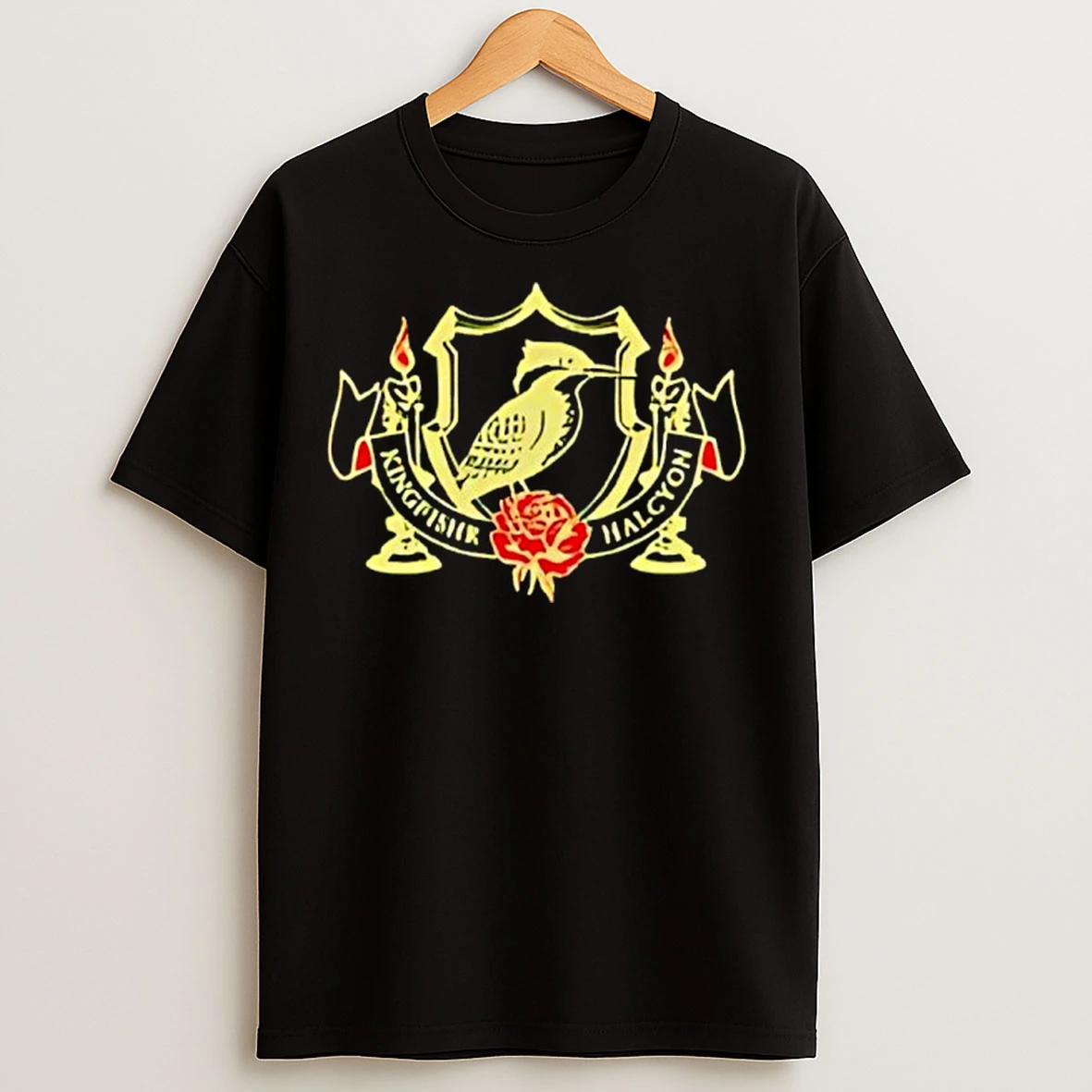 Classic Kingfishr Halcyon Crest T Shirts