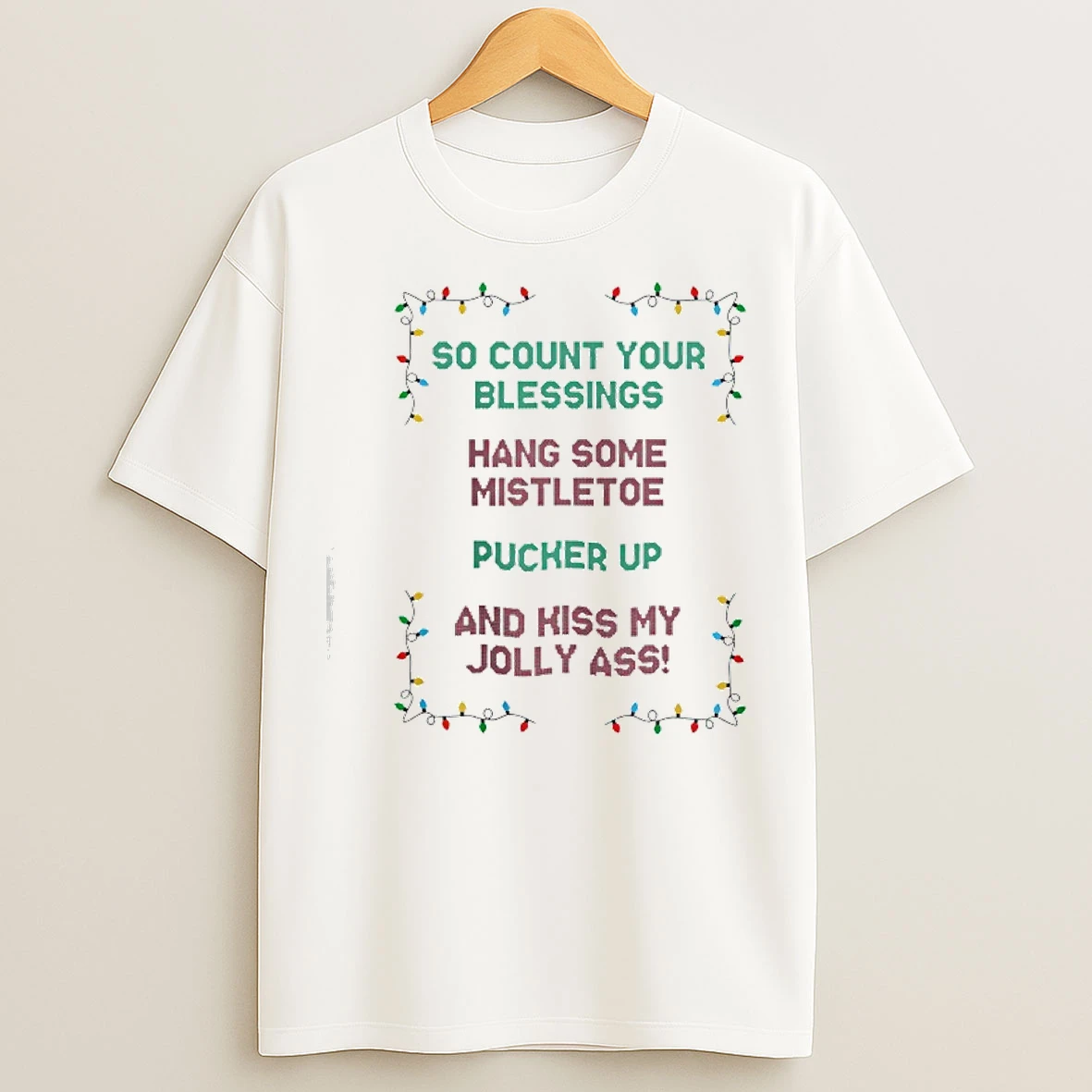 Classic Kiss My Jolly Ass Christmas T Shirts