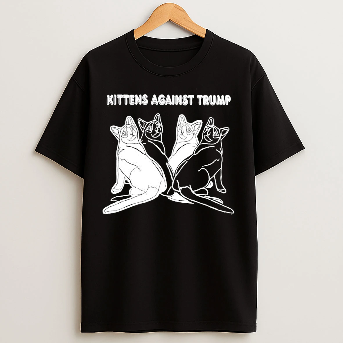 Classic Kittens Against Trump Visual Project T Shirts