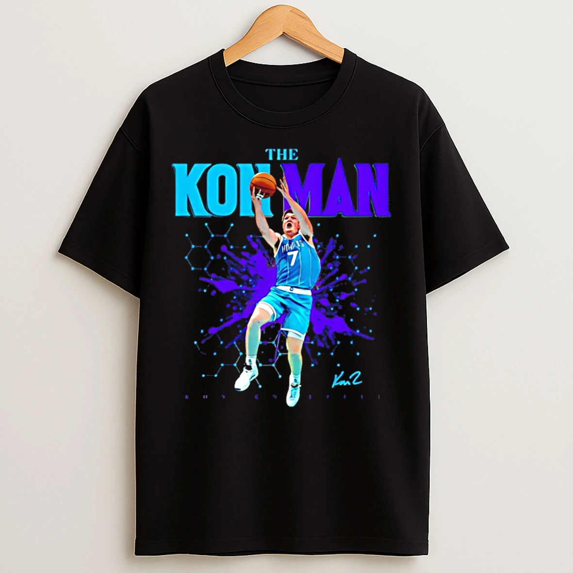 Classic Kon Knueppel Charlotte Hornets The Konman Signature T Shirts