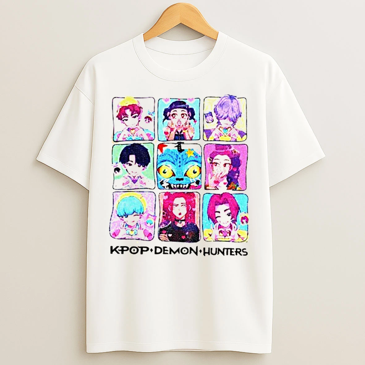 Classic Kpop Demon Hunters Saja Boys Group T Shirts