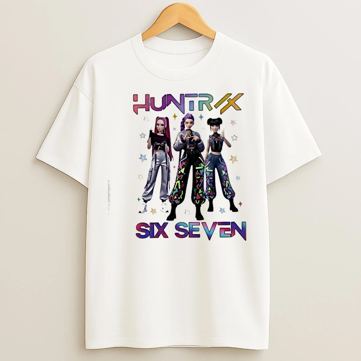 Classic Kpop Demon Hunters Six Seven Huntrix 67 Meme T Shirts