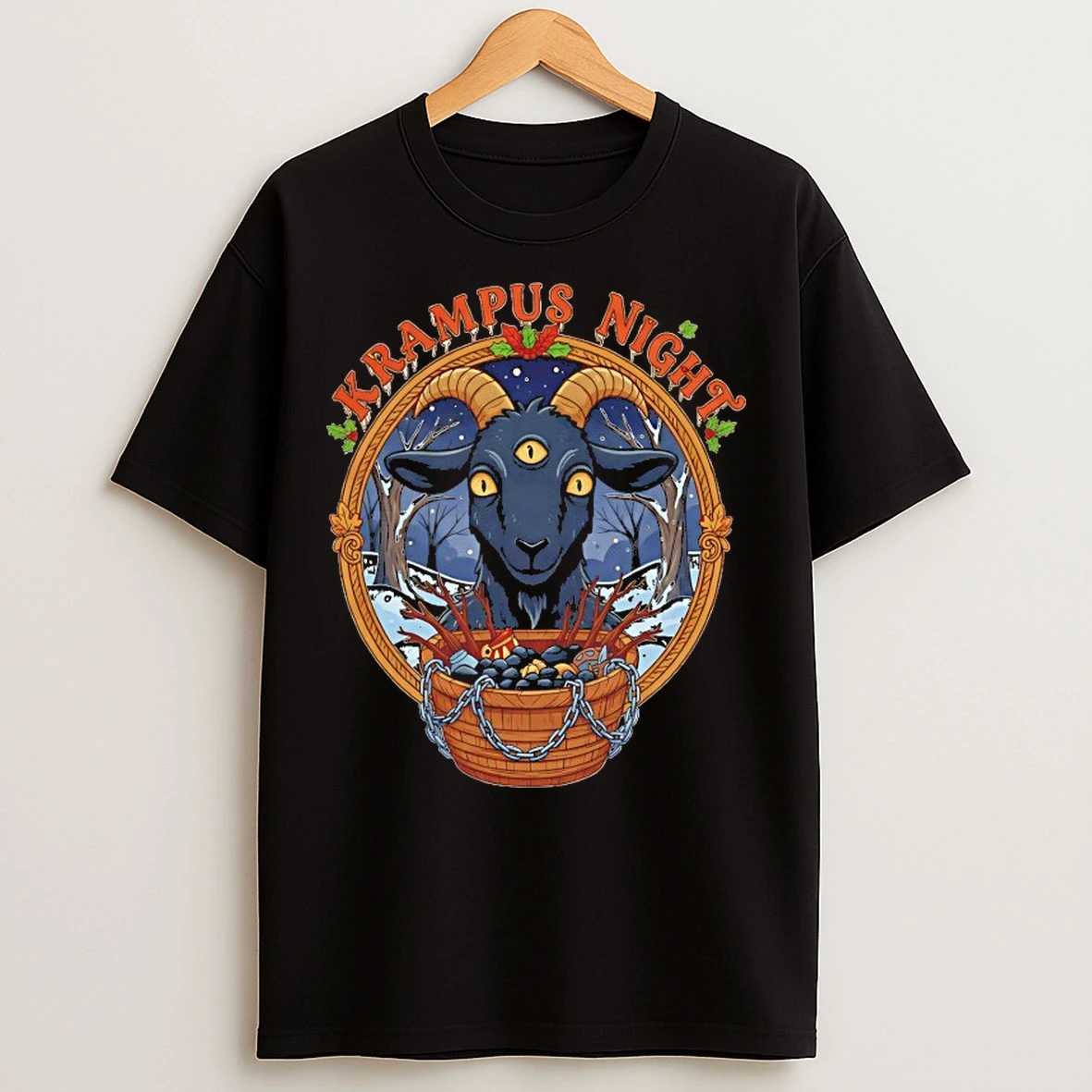 Classic Krampus Night Christmas T Shirts