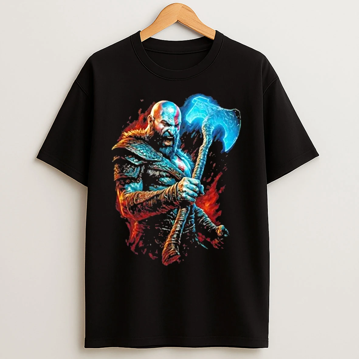 Classic Kratos Leviathan Axe Graphic T Shirts