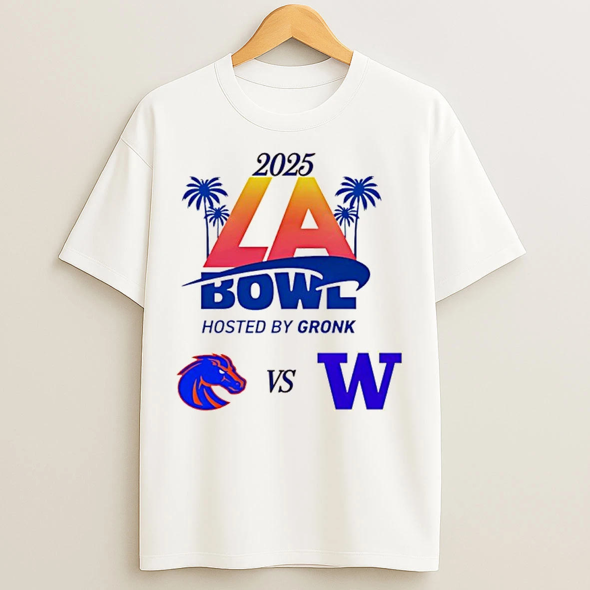 Classic La Bowl 2025 Boise State Vs Washington T Shirts