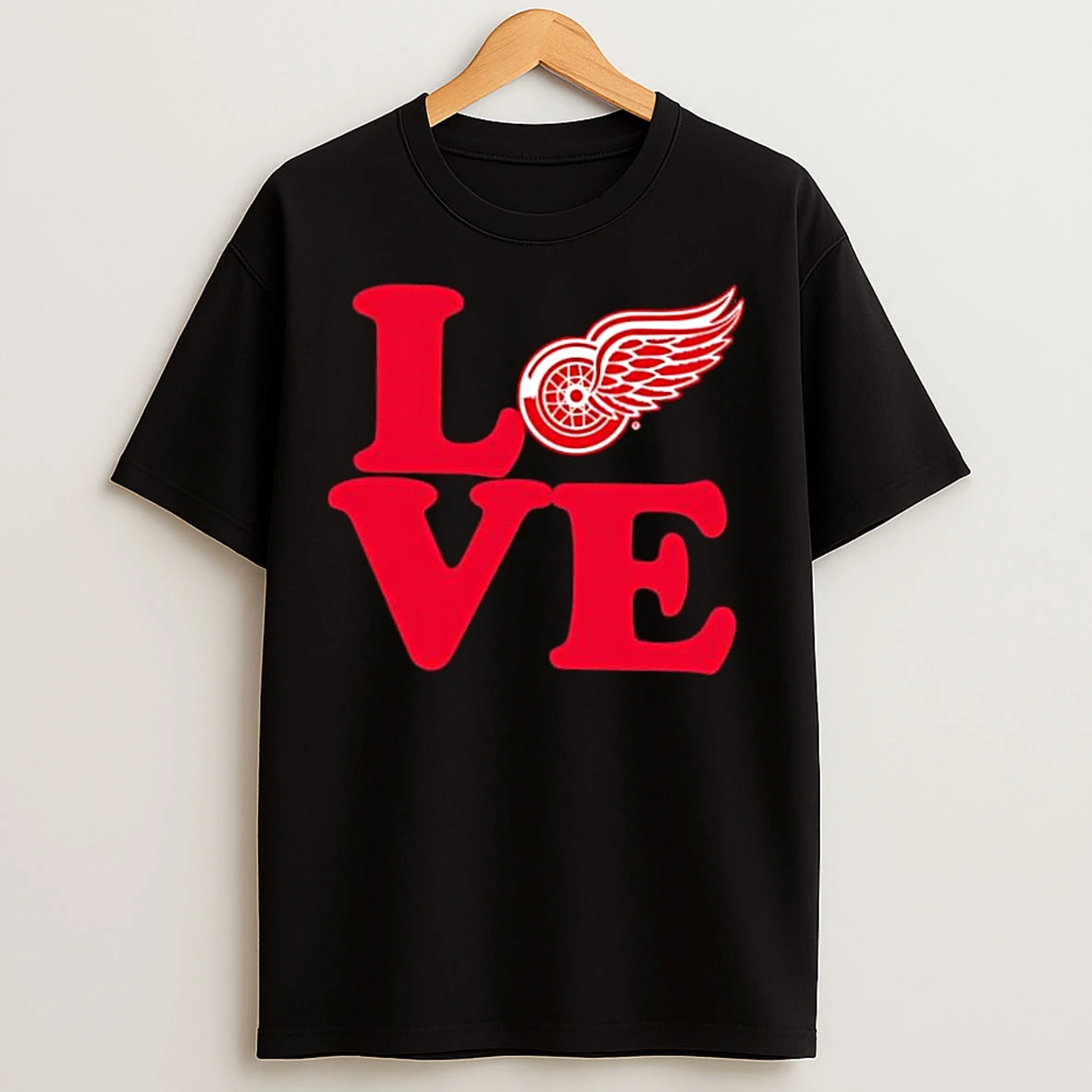 Classic Love Red Wings Detroit Red Wings Stylish T Shirts
