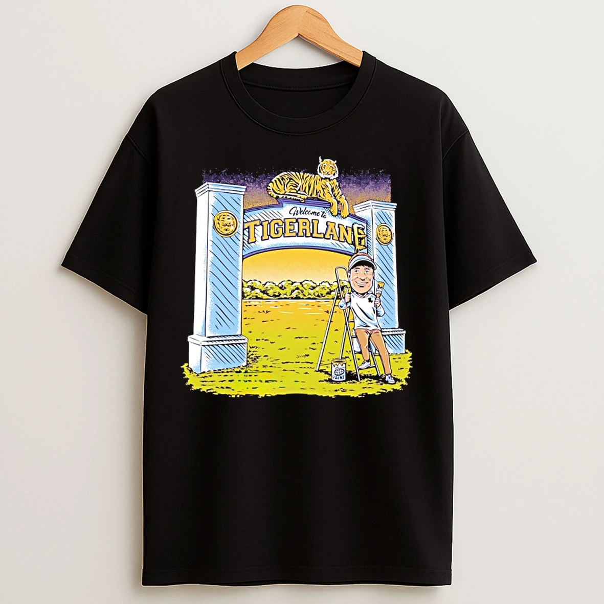 Classic Lsu Football Head Coach Lane Kiffin Welcome To Tigerlane T Shirts