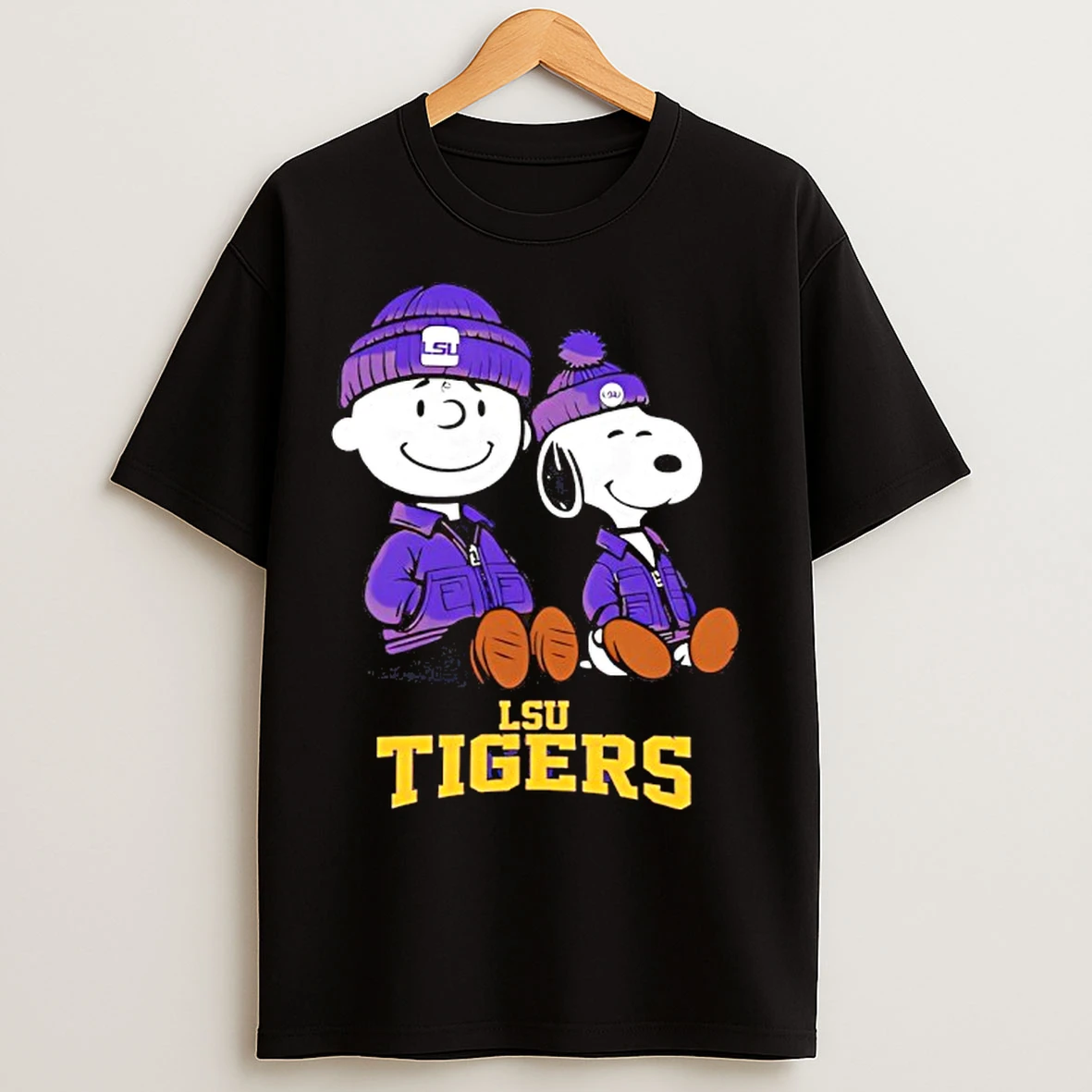 Classic Lsu Tigers X Snoopy And Charlie Brown T Shirts