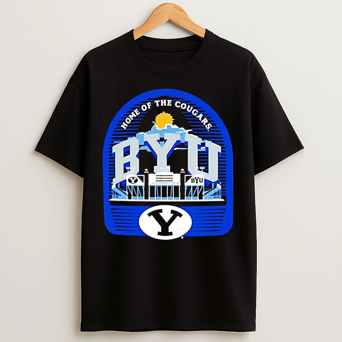 Classic Lavell Edwards Stadium Home Of The Byu Cougars T Shirts