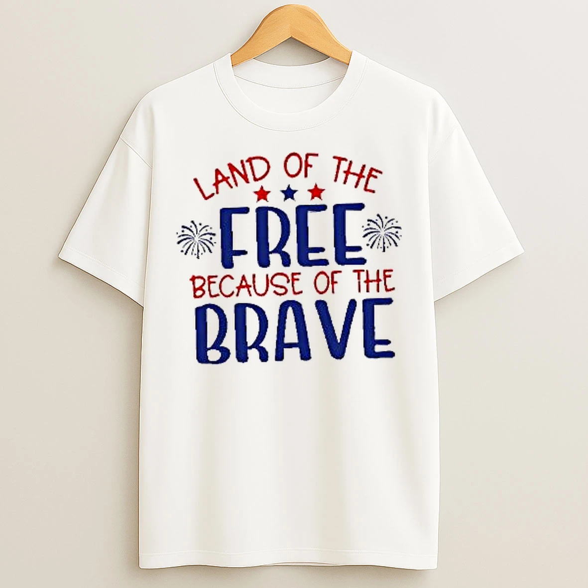Classic Land Of The Free Because Of The Brave T Shirts