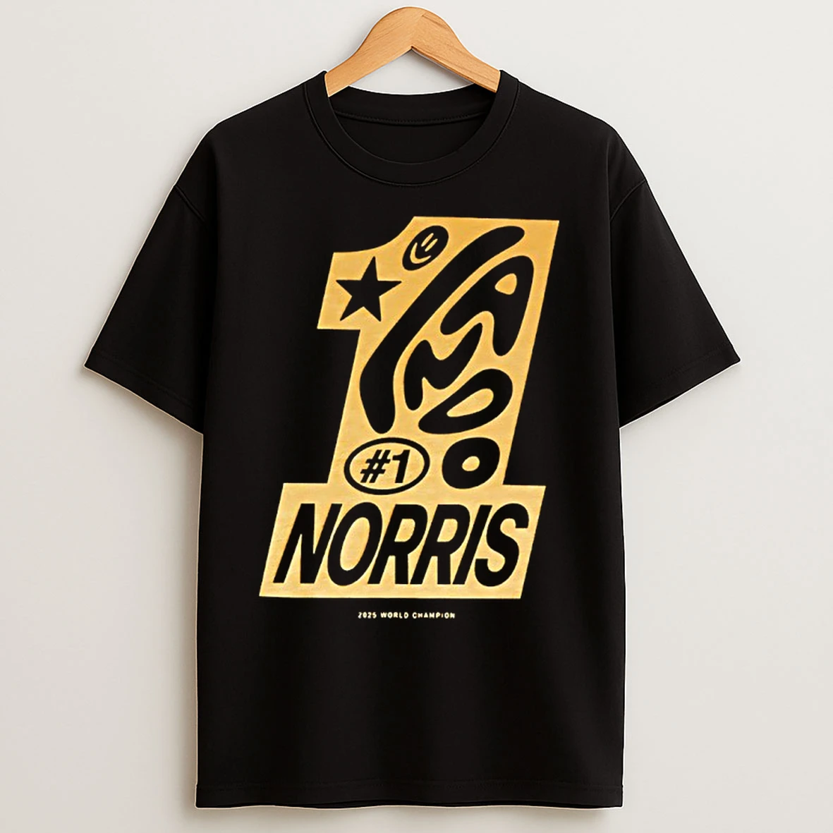 Classic Lando 2025 F1 World Drivers Champions No One T Shirts