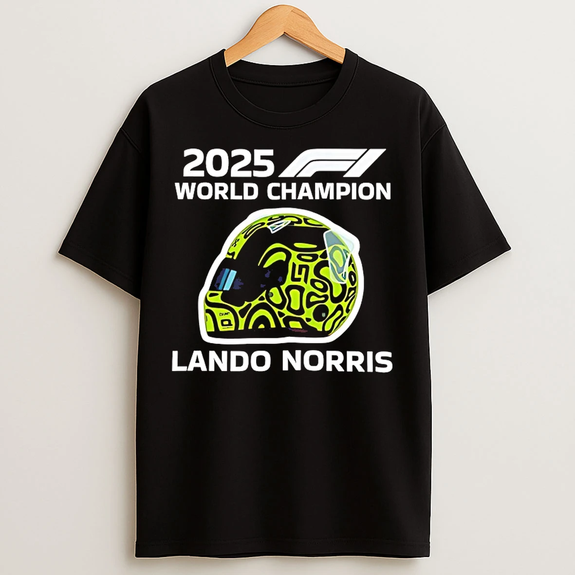 Classic Lando Norris 2025 World Champion T Shirts