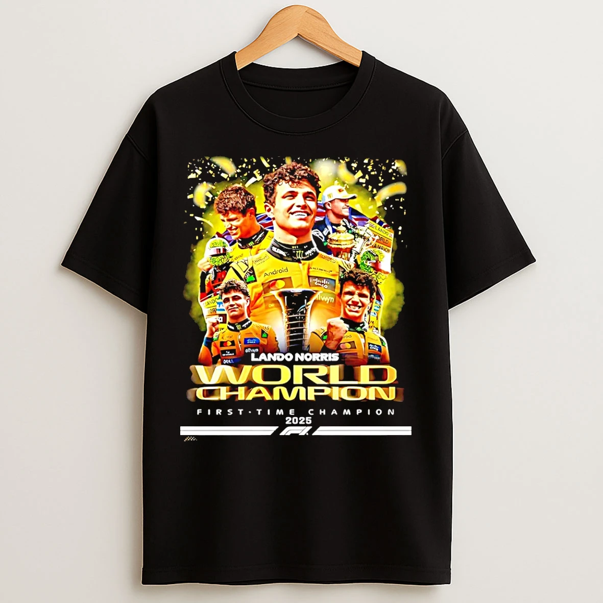 Classic Lando Norris World Champion 2025 First Time T Shirts