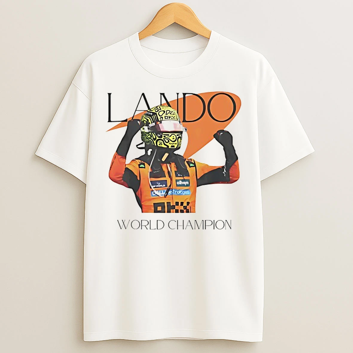 Classic Lando Norris World Champion T Shirts