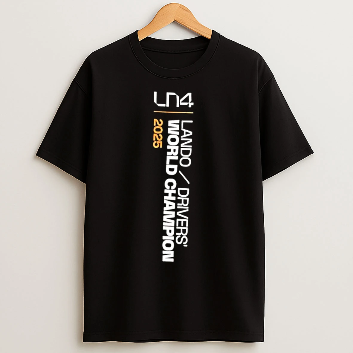Classic Lando Norris 2025 Drivers World Champion T Shirts