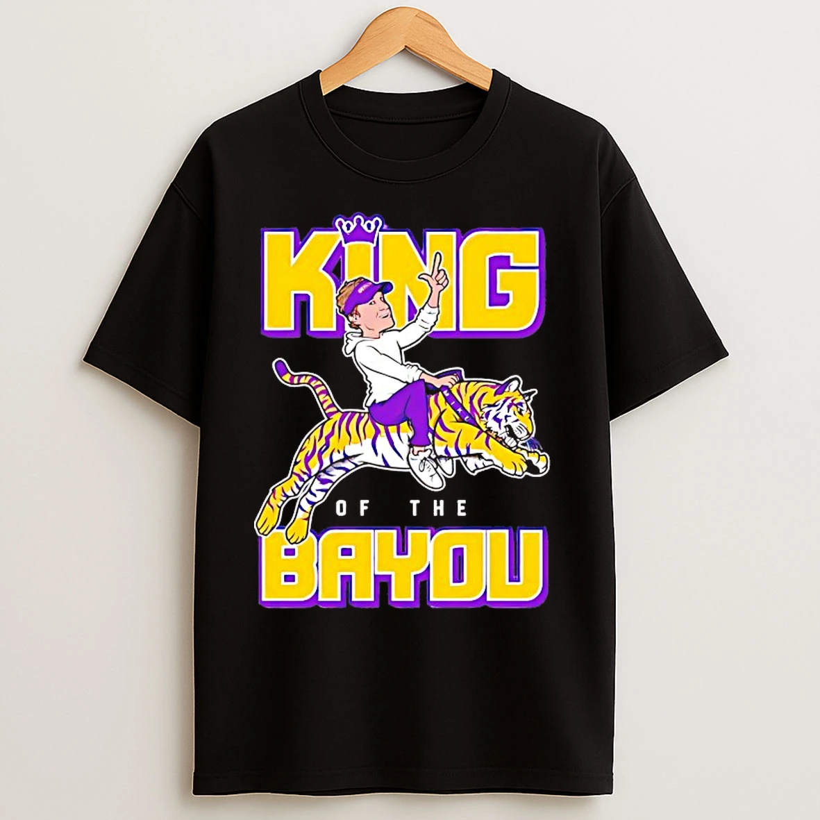 Classic Lane Kiffin King Of The Bayou T Shirts