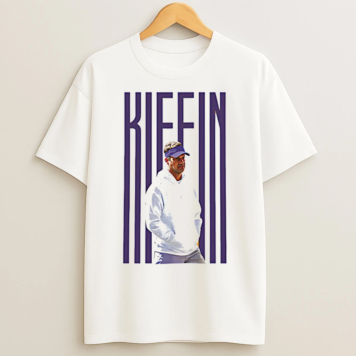 Classic Lane Kiffin Louisiana State Lsu Tigers Graphic T Shirts