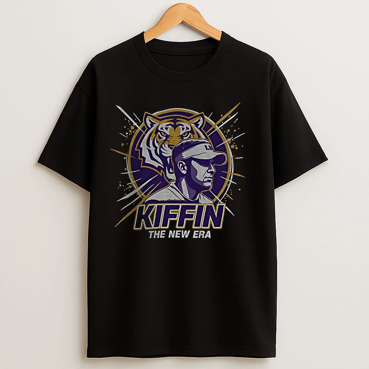 Classic Lane Kiffin The New Era Lsu College Football Coach T Shirts