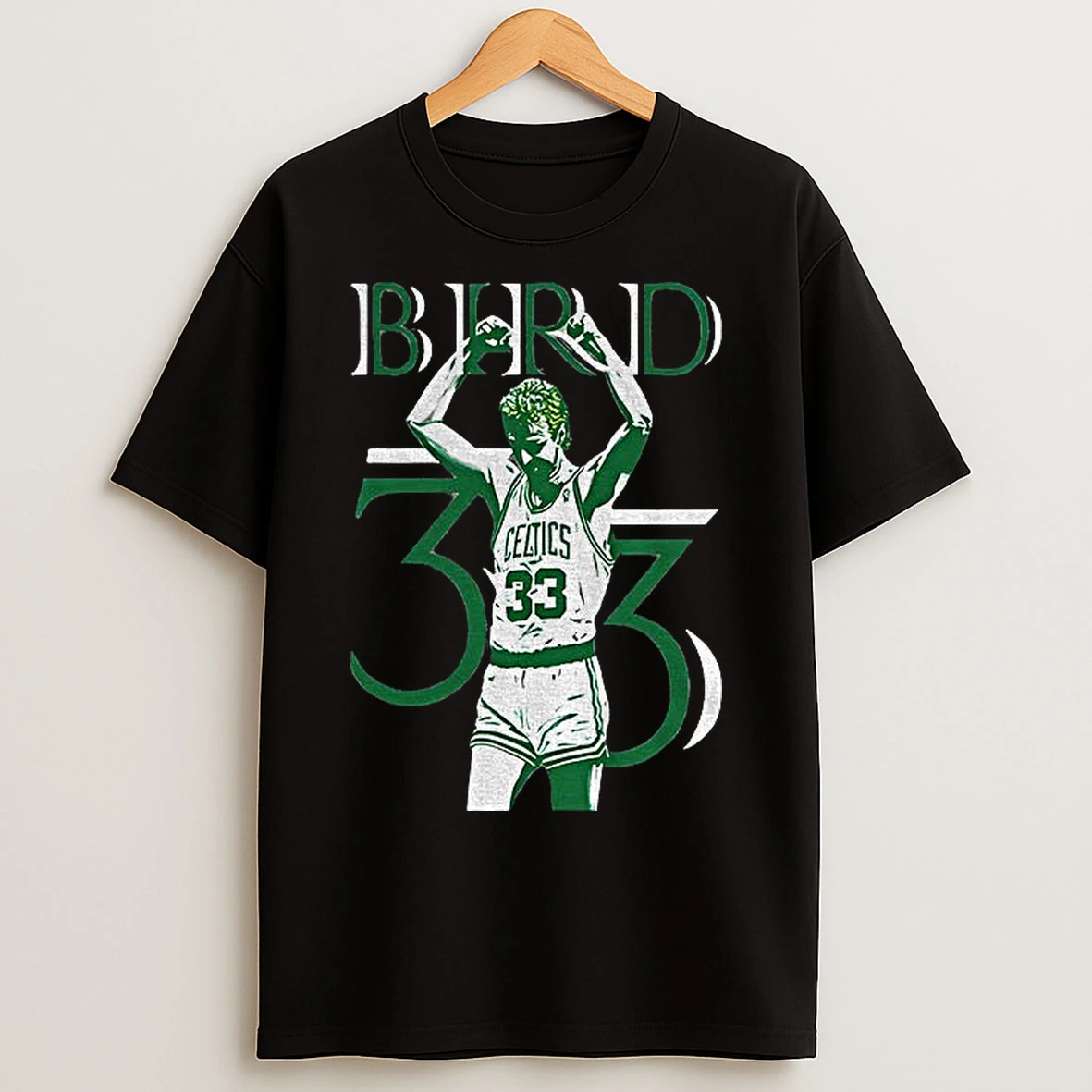 Classic Larry Bird Boston Celtics 33 Basketball Nba T Shirts