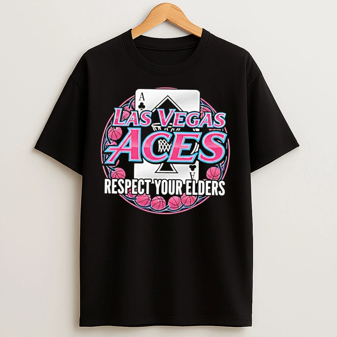 Classic Las Vegas Aces Respect Your Elders T Shirts