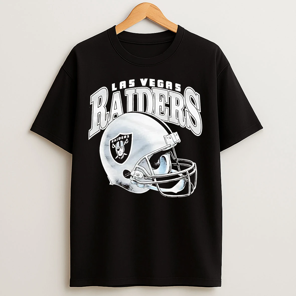 Classic Las Vegas Raiders Gradient Helmet T Shirts