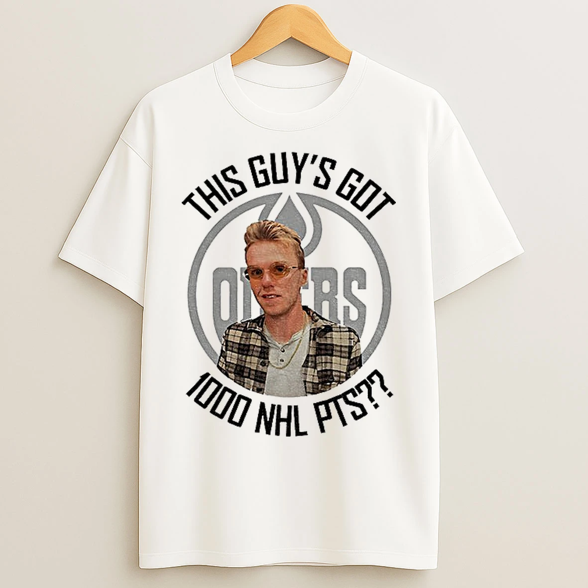 Classic Leon Draisaitl Wearing Connor Mcdavid This Guys Got 1000 Nhl Points T Shirts