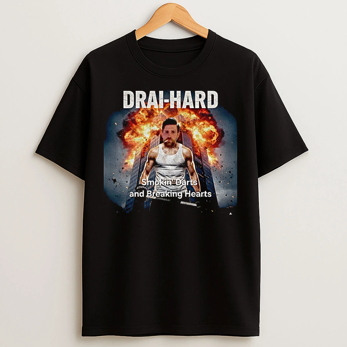 Classic Leon Draisaitl Drai Hard Smokin Darts And Breaking Hearts T Shirts