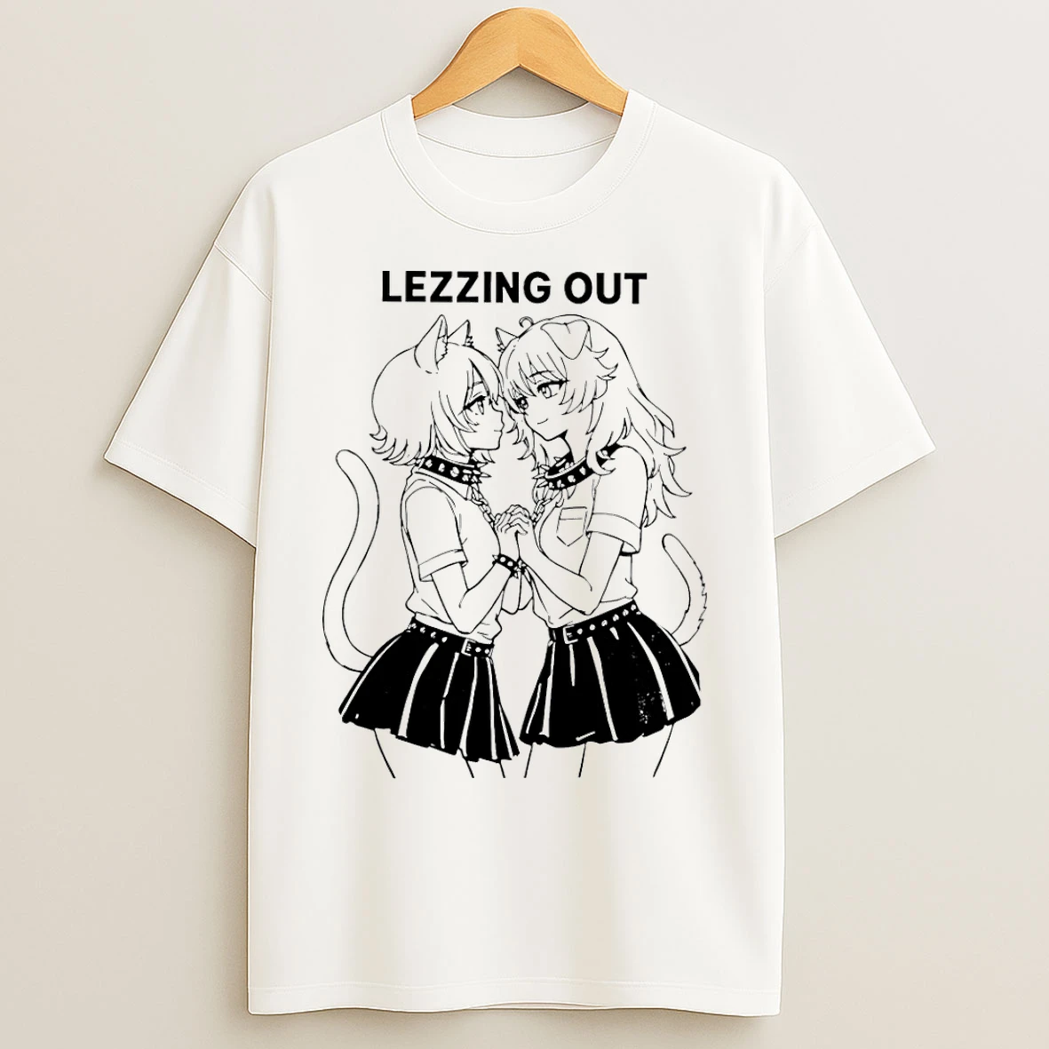 Classic Lezzing Out Lesbian Anime T Shirts