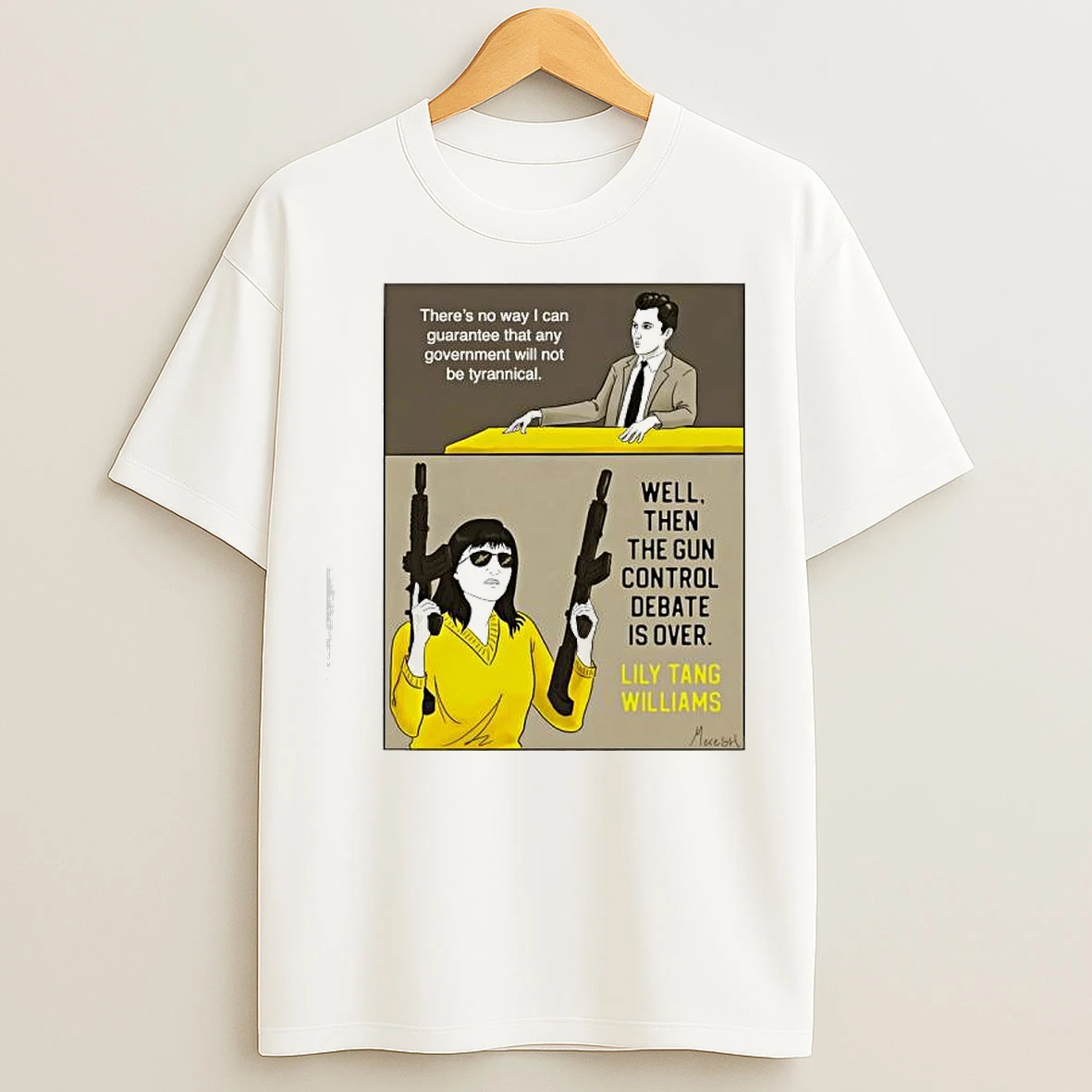 Classic Lily Tang Williams Well Then The Gun Control Debate Is Over T Shirts