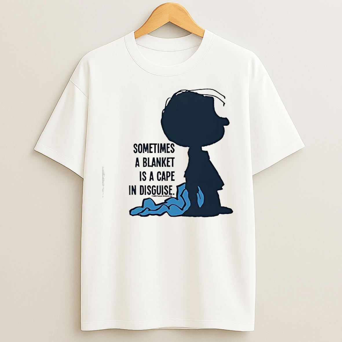 Classic Linus Sometimes A Blanket Is A Cape In Disguise Adult T Shirts