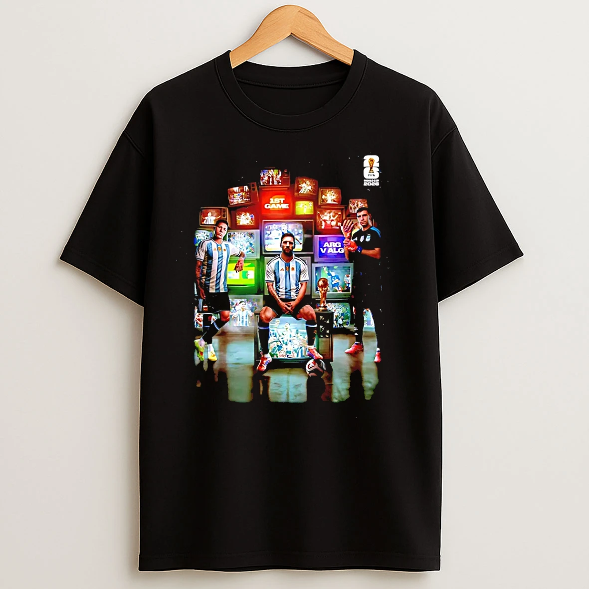 Classic Lionel Messi Miami Cf 2025 Mls Cup Champions 1st Game Tivi T Shirts