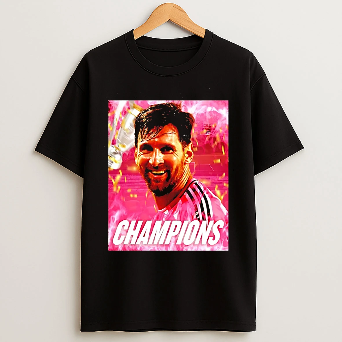 Classic Lionel Messi Miami Cf 2025 Mls Cup Champions Graphic T Shirts