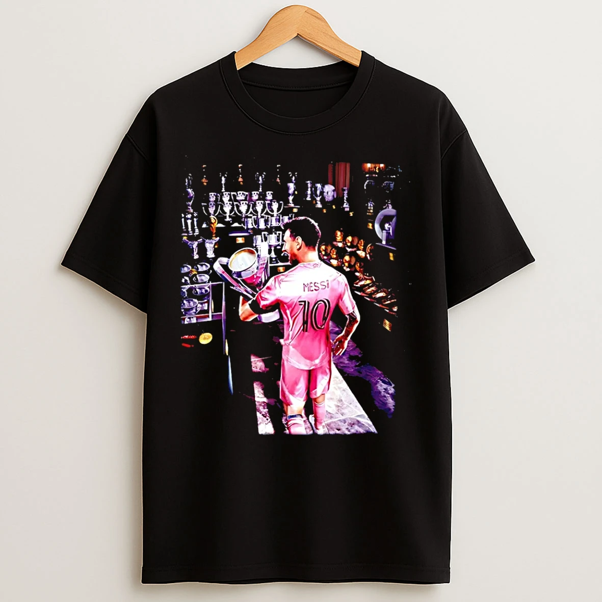 Classic Lionel Messi And Cup Miami Cf 2025 Mls Cup Champions T Shirts