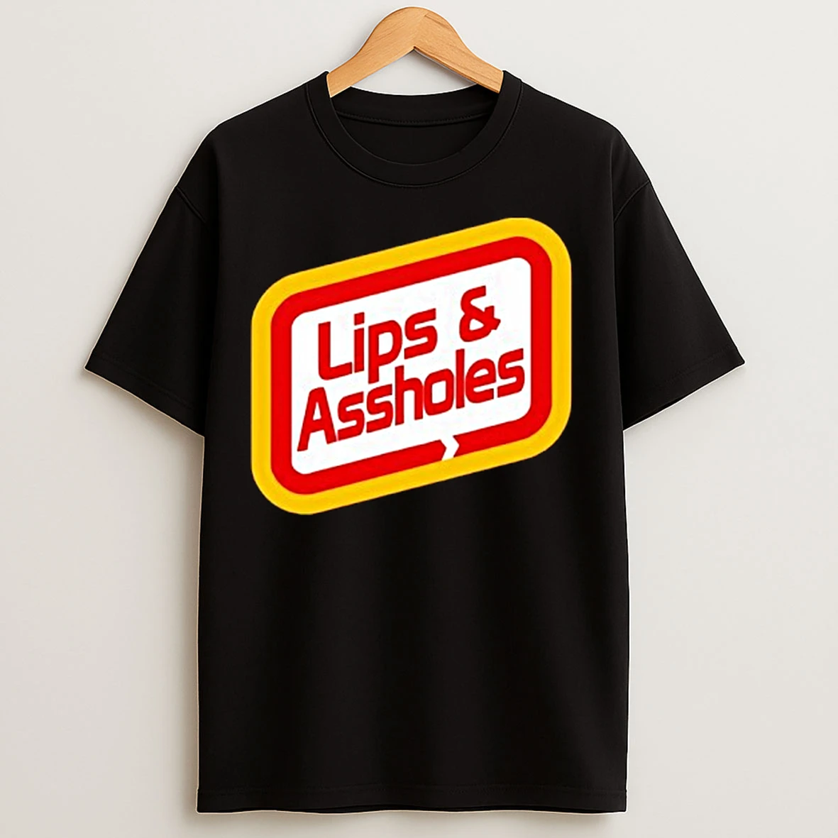 Classic Lips Assholes Logo T Shirts