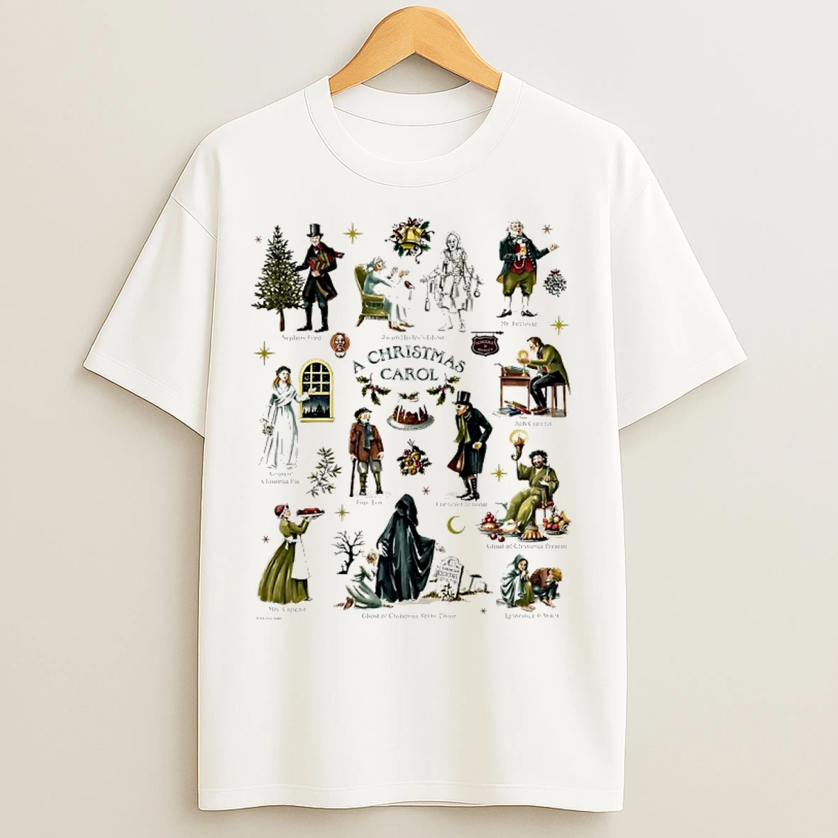 Classic Lisa Zador Charles Dickens A Christmas Carol T Shirts