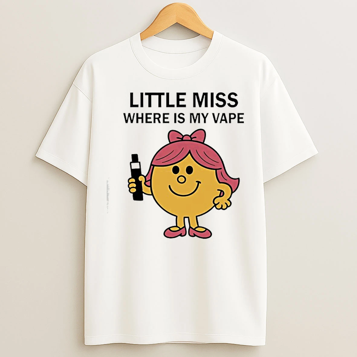 Classic Little Miss Where Is My Vape T Shirts