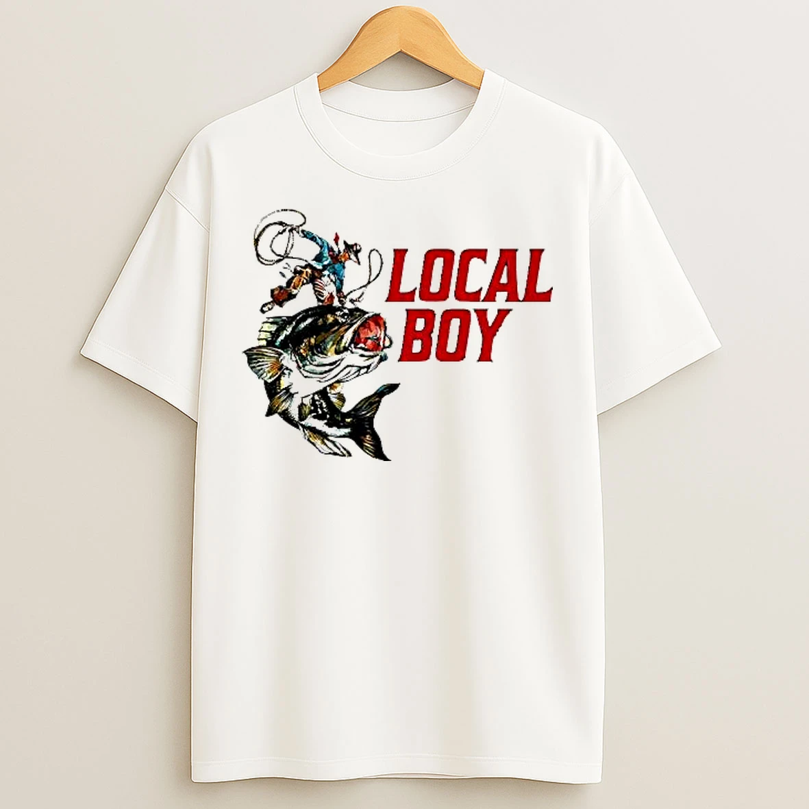 Classic Local Boy Fishing T Shirts