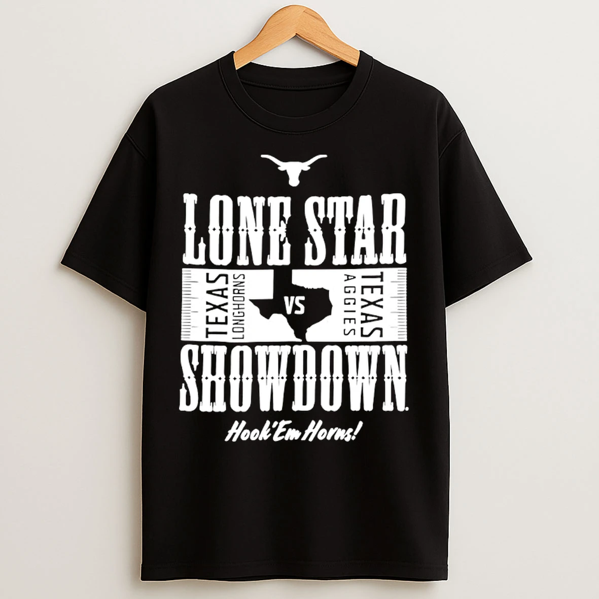 Classic Lone Star Showdown Texas Longhorns Vs Texas Am Aggies Hook Em Horns 2025 T Shirts