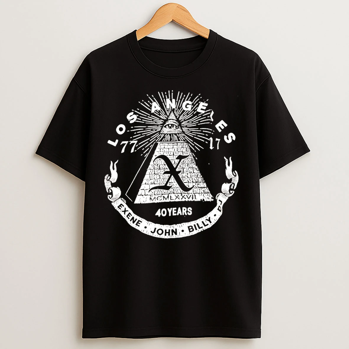 Classic Los 77 Angeles A 40 Years Exene John Billy T Shirts