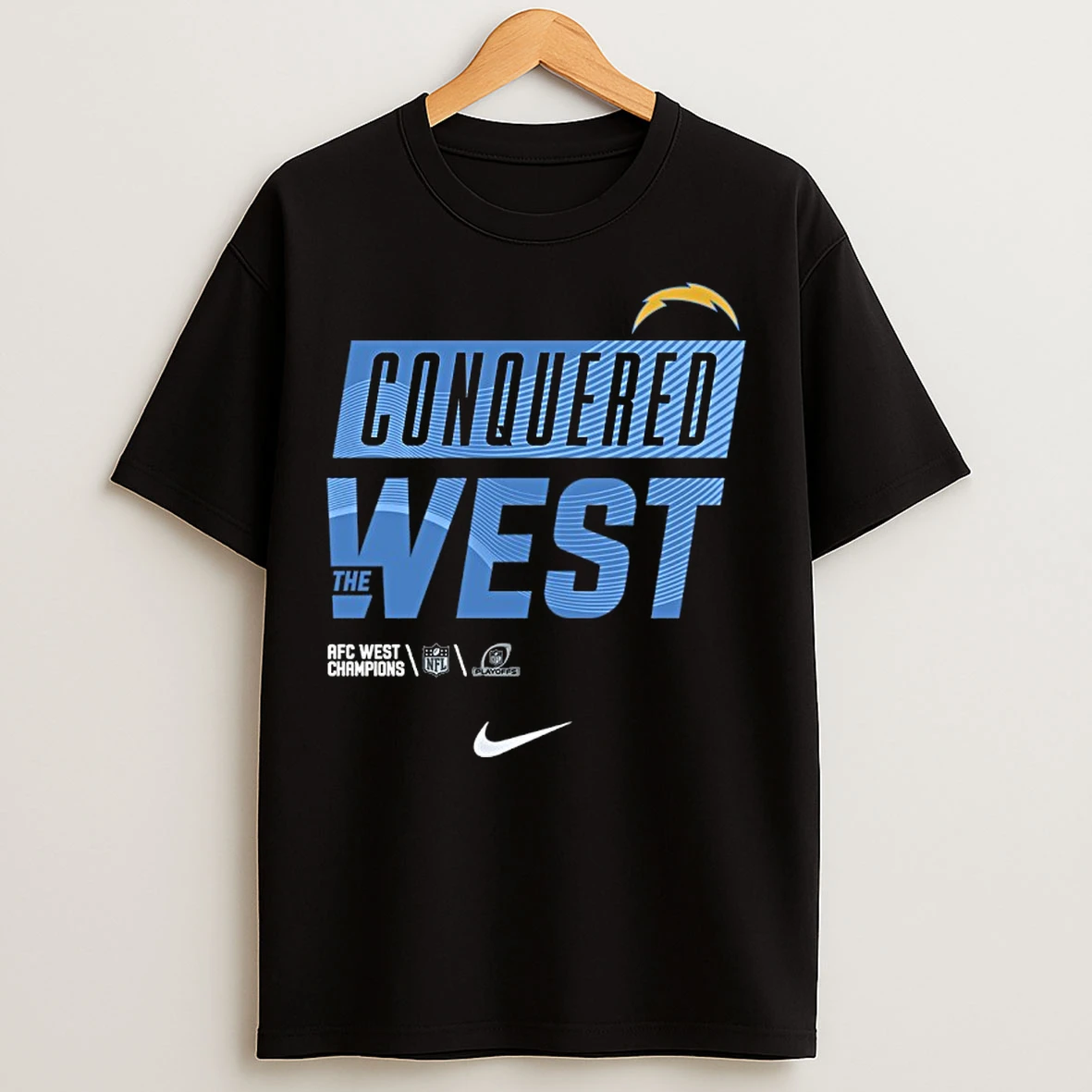 Classic Los Angeles Chargers Afc West Division Champions T Shirts