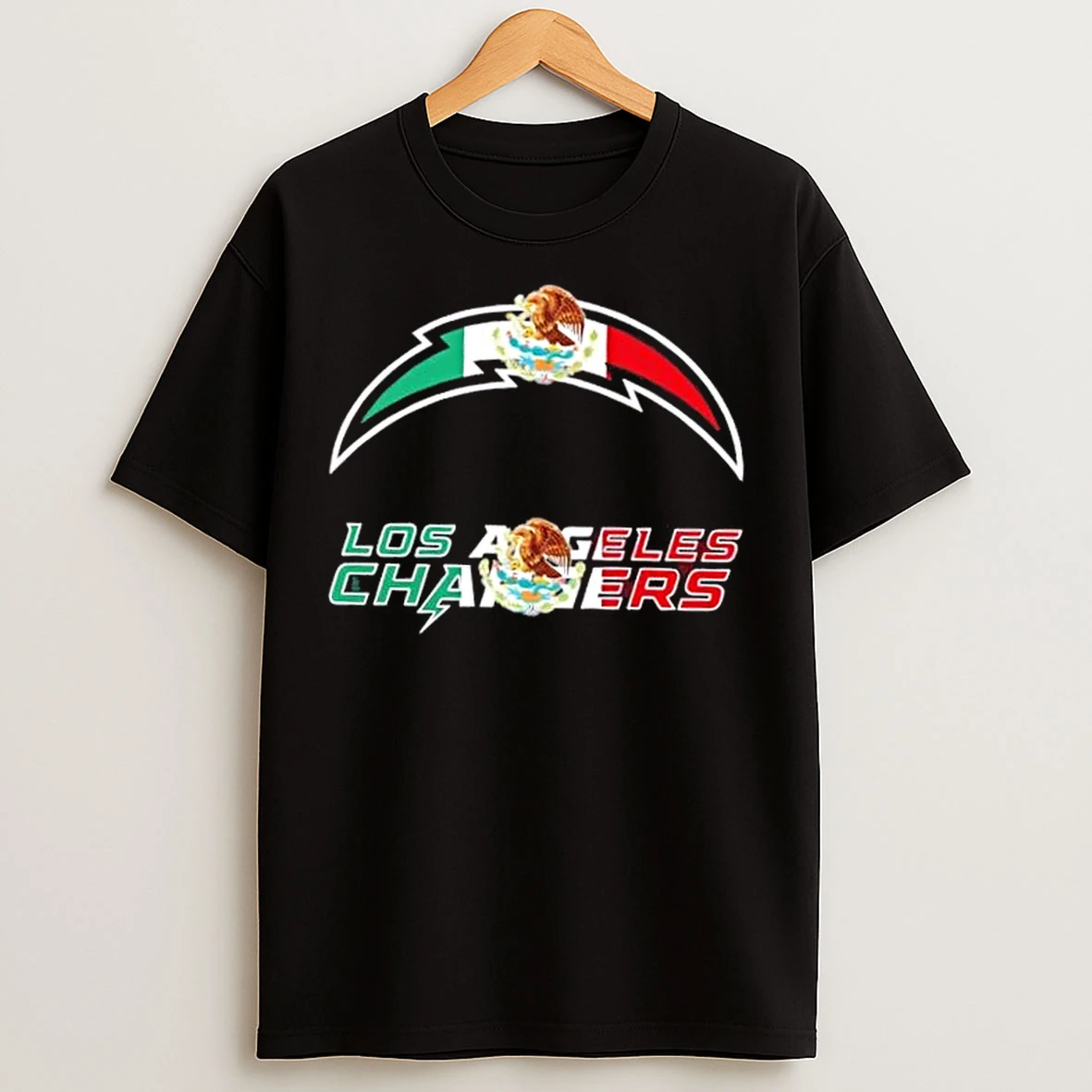 Classic Los Angeles Chargers Football X Mexican Flag T Shirts